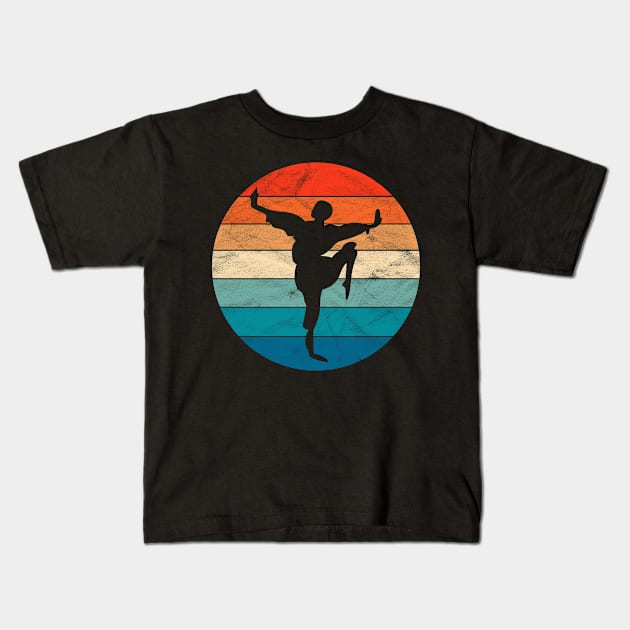 Vintage Martial Arts Kids T-Shirt by ChadPill